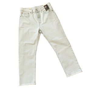 Levi’s‎ 501 Original Cropped Straight Leg Light Wash Jeans Size 30